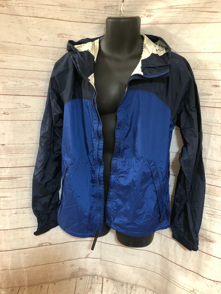 Chaqueta cortavientos Eastern Mountain Sports para hombre azul con capucha talla M Foto 3 de 4