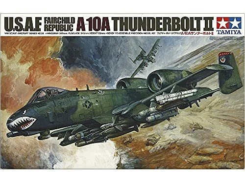 TAMIYA 1/48 Aircraft Series No.28 USAF Fairchild Republic A-10A Thunderbolt II - Immagine 2 di 4
