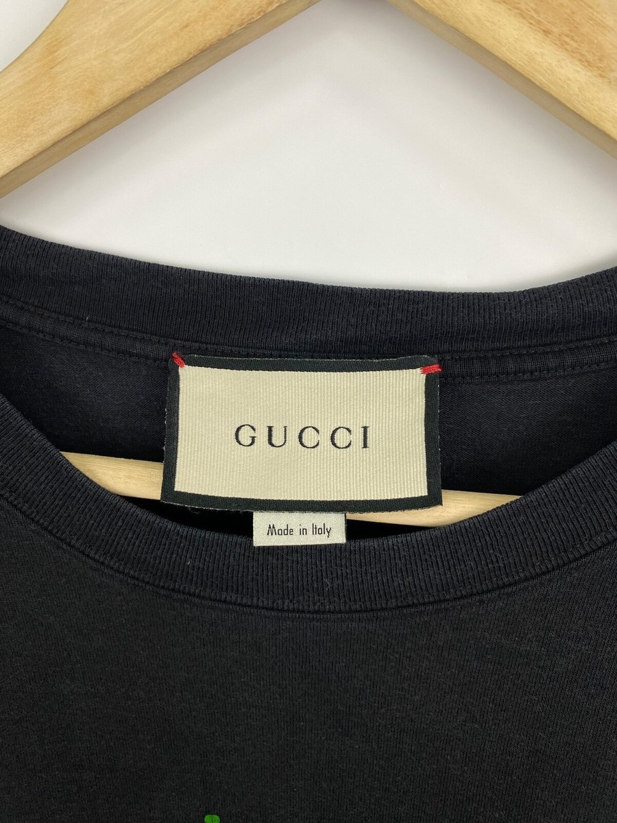 Gucci Original Print T-Shirt size L color black | eBay Gucci Original Print T-Shirt size L color black | eBay