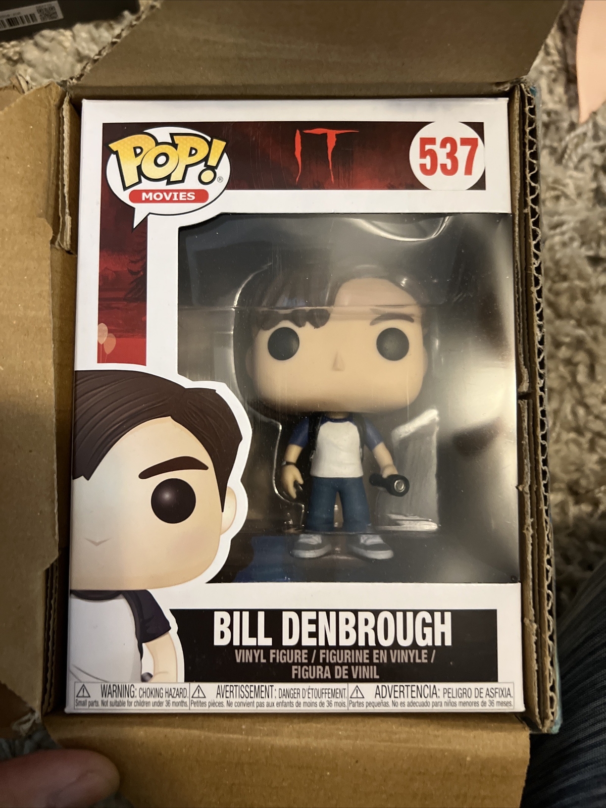 En Oferta Funko Pop! Figura De Vinilo Bill Denbrough Con Linterna #537 De Películas