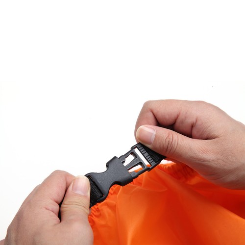 Motorcycle Cover XXL Waterproof Outdoor Bike Rain Dust UV Protector Black Orange - Picture 5 of 7