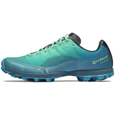 Icebug Acceleritas8 RB9X Damenschuhe (Frühlingsgrün/Aqua) UK 5