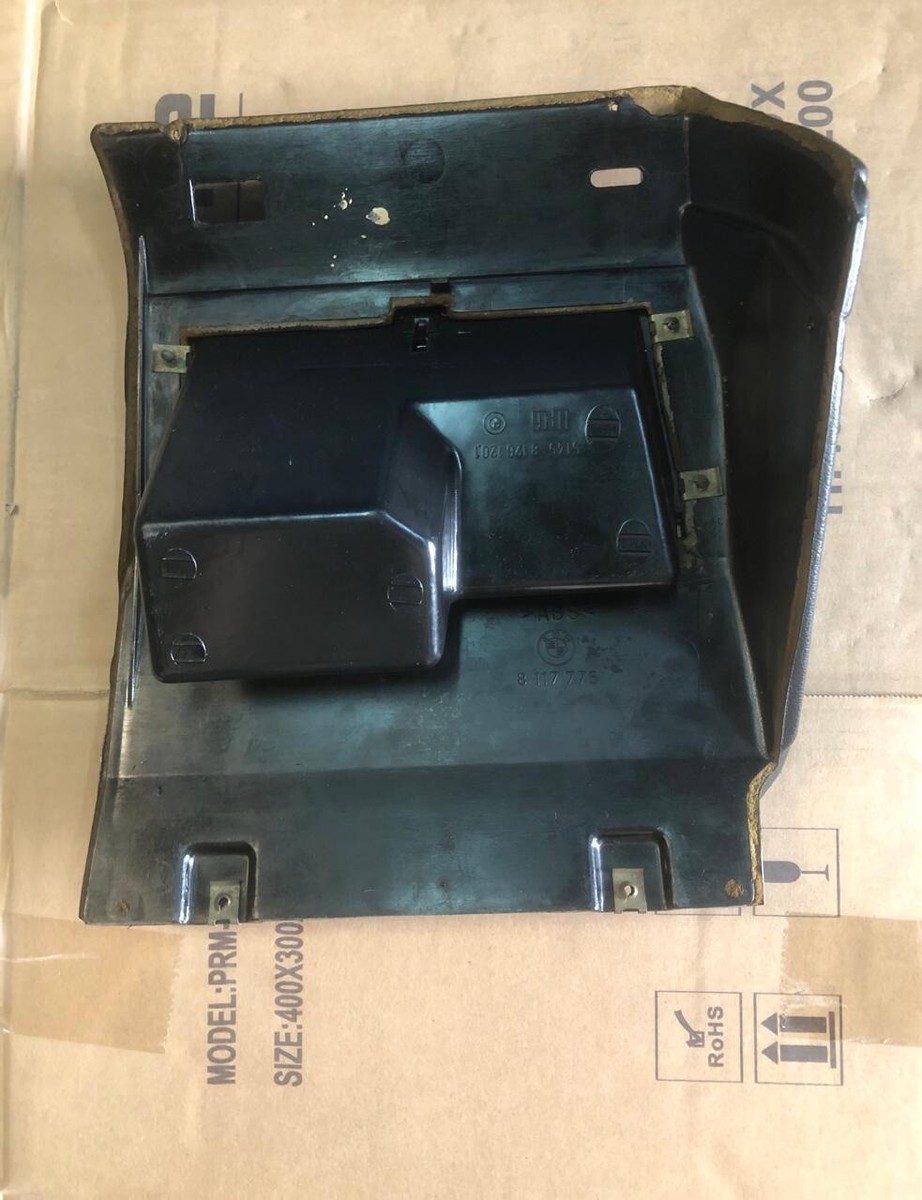 BMW E34 Left Lower Panel With Glove Box Diver Side Black LHD
