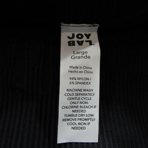 JoyLab Womens Size L High-Waisted 7/8 Legging Black Onyx - Picture 7 of 9