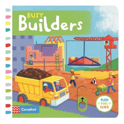 Busy Builders | Rebecca Finn | Buch | Campbell Busy Books | Papp-Bilderbuch