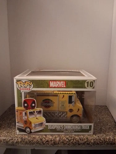Funko POP! Rides Marvel Deadpool's Chimichanga Truck #10 Yellow New In Box