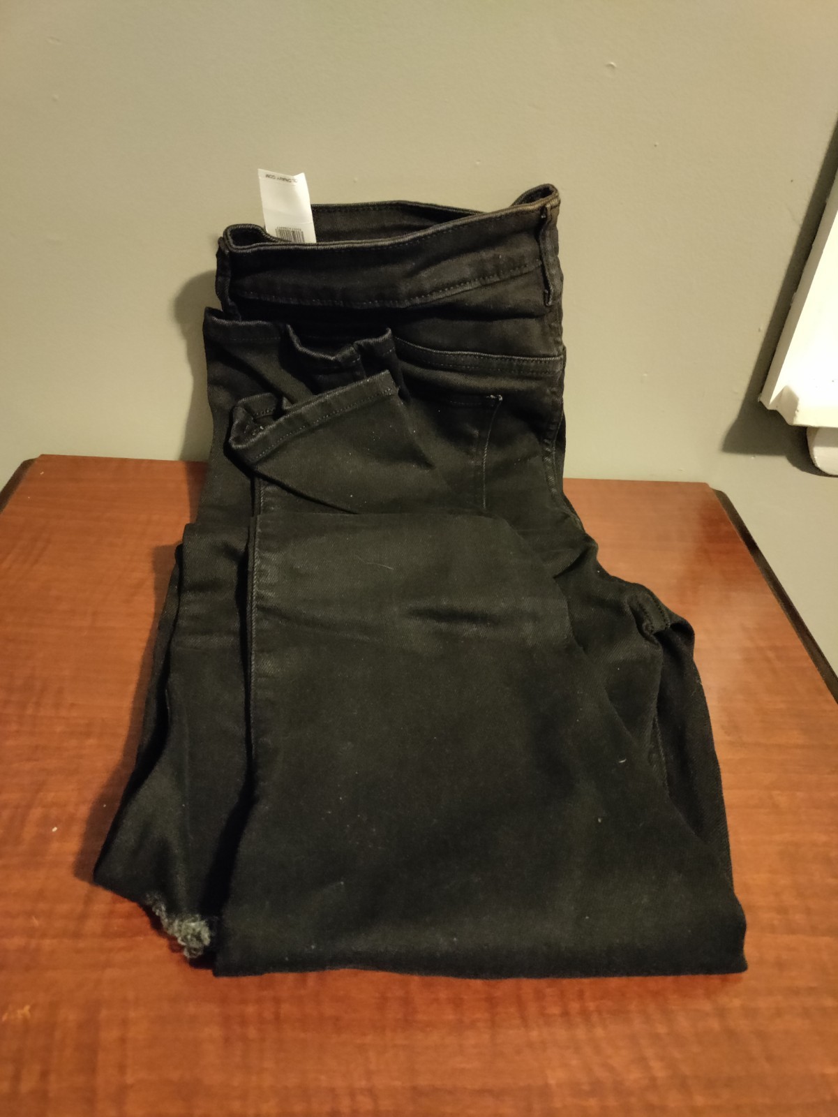 womens old navy rockstar super skinny jeans 12 Black