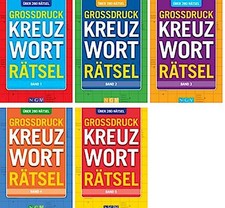Großdruck Kreuzworträtsel - zur Auswahl