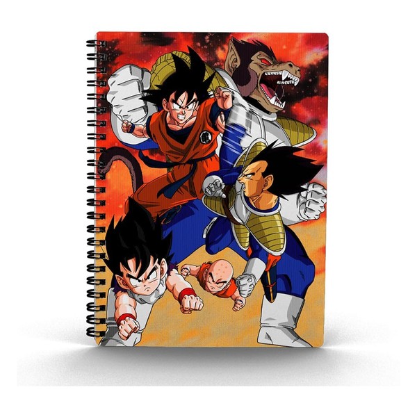 Dragon Ball Notizbuch Mit 3D-Effekt Goku Vs Vegeta Sd Toys-image