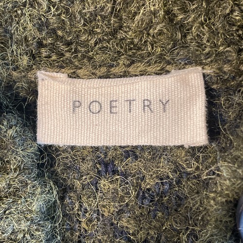 Abrigo POETRY Musgo Oscuro Grande - Talla 8 - Excelente Estado - Imagen 4 de 11