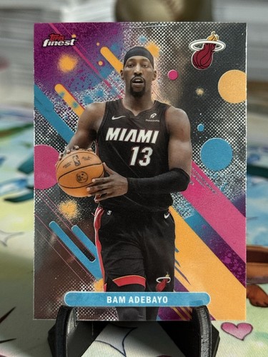 Bam Adebayo – 2025-26 Topps Finest Basketball · Base Common #52 Bam Adebayo