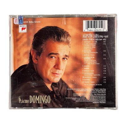 Bajo el Cielo Español by Plácido Domingo (CD, Jul-1996, Sony Classical) NEW
