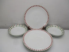 Studio Nova "WINTERLAND" YO743 (4) Dinner Plates 11" (4) Soup/Sal  Bowls 8 1/4"