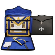 Knight of Malta Regalia Case - Apron  Collar Bag with Lock  Inner Pockets