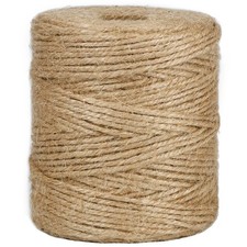 Tenn Well 656 Feet 3mm Jute Garden Twine, Heavy Duty Natural Twine String for...