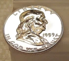 1959 Choice/ Gem  Proof  Franklin  " Blazing  Original  Luster "  #419 ~  11