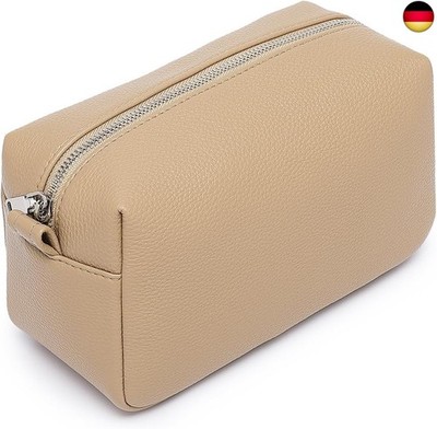 PU-Leder-Organizer-Tasche, leichte Kosmetiktasche mit Ringverschluss, perfekte