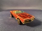 Vintage 1968 Hot Wheels Redline Custom Firebird Red Made in Hong Kong