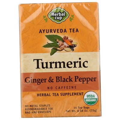 Tea Ginger Black Pepper 16 Bags(Case Of 6) By Herbal Cup