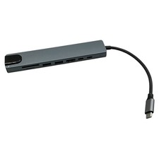 USB C Hub Multiport Adapter 7 in 1 SD Card Reader HDMI Ethernet USB 3.0