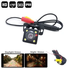 Car Rear View Reverse Backup Parking Camera LED HD Night Vision Waterproof 170° 