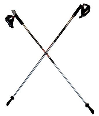 LEKI Nordic Walking Pacer Ultra Lightweight HM Carbon 135cm Silver