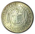 Photo of a 1936-S Rhode Island Commemorative Half Dollar from an eBay listing that sold on May 20, 2026