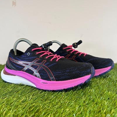 Asics Turnschuhe Größe 6 Damen schwarz pink GEL-KAYANO 29 Low-Top Laufschuhe