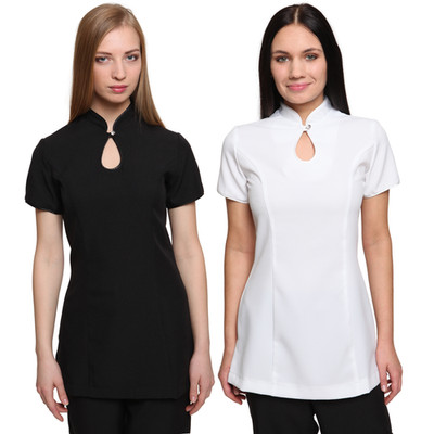 Akila Beauty Tunika Friseur Spa Nagelstudio Therapeut Massage Top Uniform