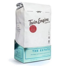 Café Bio En Grains Entiers Noir 14 Oz Par Twin Engine Coffee