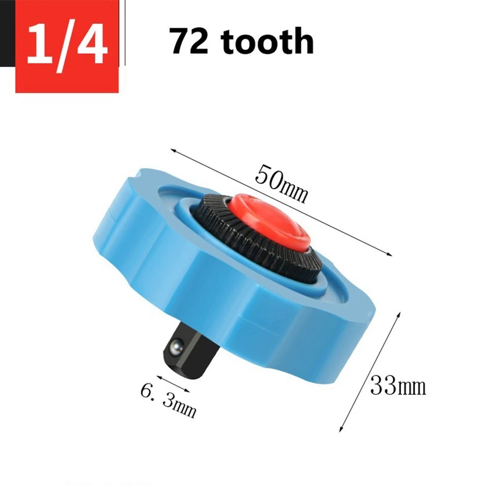 72 Teeth Ratchet No-slip Knurled Grip Strength And Durability Tight Space Access - Image 2 of 4