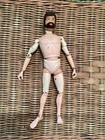 Vintage GI Joe Flocked Hair Fuzzy Beard 1970’s Needs Cleaning  Missing Finger
