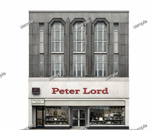 1970s Peter Lord Shoes, Commercial Road, Bournemouth, Dorset 1:76 scale