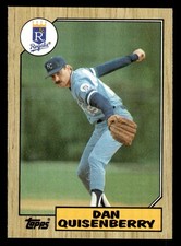 1987 Topps #714 Dan Quisenberry Card Kansas City Royals
