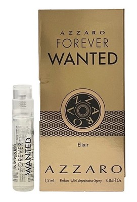 Azzaro FOREVER WANTED Elixir Parfum Spray Sample 1.2 ml/0.04 oz - NEW & FRESH