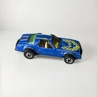 Vintage Hot Wheels Blackwall 1977 Trans Am Hot Bird Rare Blue Firebird Hong Kong