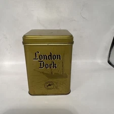 London Dock 1 oz Tobacco Tin General Cigar Co Wheeling W Va Empty