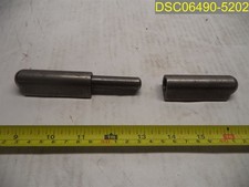 Qty = 28 sets: Weld-On Hinges, 0.787" Dia. x 5 7/8" L, Mild Steel w/Fixed Pin
