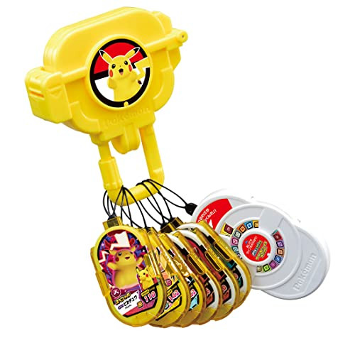 Pocket Monsters Pokemon Mezasta Tag Holder Set DX Pikachu Version - Picture 1 of 9