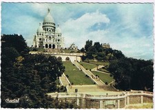 France Postcard Paris Basilique du Sacre-Coeur Sacred Heart Basilica