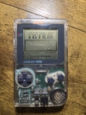 Game Boy pocket Clear With Green Mother Board Screen Has Issues