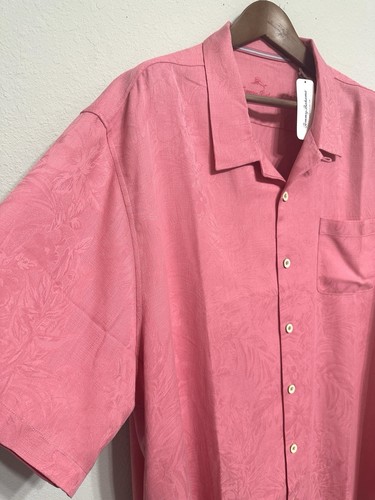 Tommy Bahama Big & Tall Tropic Isles Seide Camp Hemd Hawaii Größe 3XLB/3TGG Neu mit Etikett - Bild 2 von 11