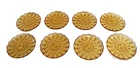 Anchor Hocking Fairfield Amber 6 1/2" Bread & Butter Plates Lot of 8  Vtg. T1653