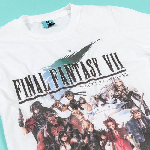 Final Fantasy VII Group White T-Shirt : L,XL,XXL,5XL - Picture 2 of 2