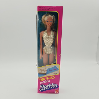 #ad #ad Barbie Sun Gold Malibu Barbie Doll Mattel 1983 #1067 $49.99