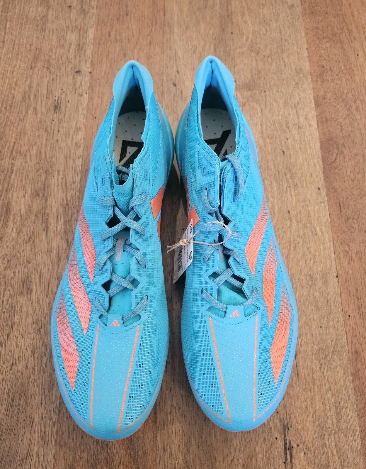 Adidas SM Adizero Electric Miami Dolphins Colorway Team PE Cleats Size 16 IH5032 thumbnail 2