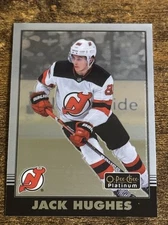 2020-21 O-Pee-Chee Platinum Chrome Retro #R42 Jack Hughes Devils Free Shipping