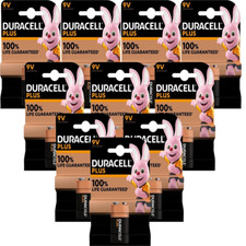 10 x Duracell Plus E-Block/Transistor 9 V 6LR...