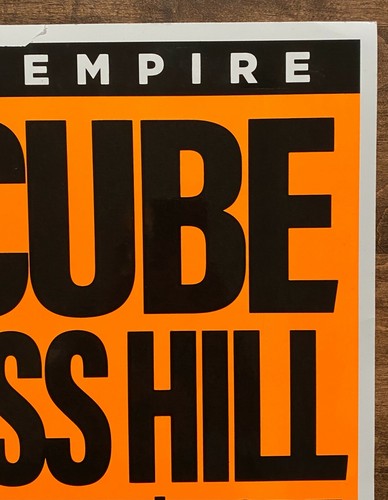 Poster Ice Cube Concert 2021 w/Cypress Hill Warren G Too Short RIGID FLAT (F) - Picture 3 of 6