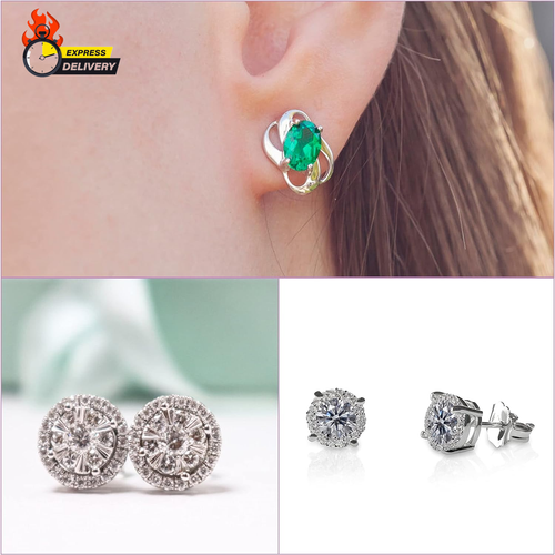 - Earring Posts, 300 Pcs, Silver, Earring Studs for Jewelry Making, Earring Post - Picture 7 of 12